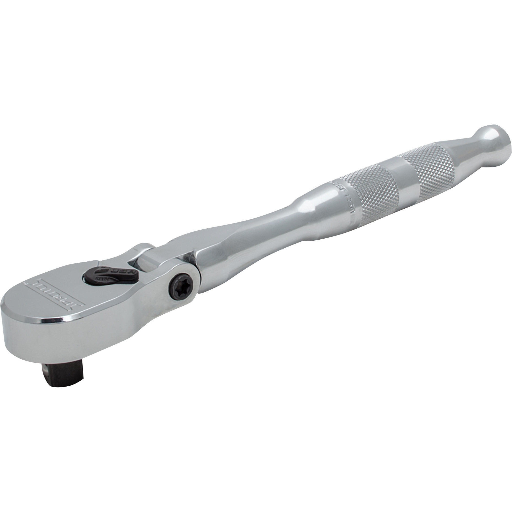 Proto P90 1/4in. Drive Flex Head Full-Polish Long Ratchet, Model# J4750HTCF